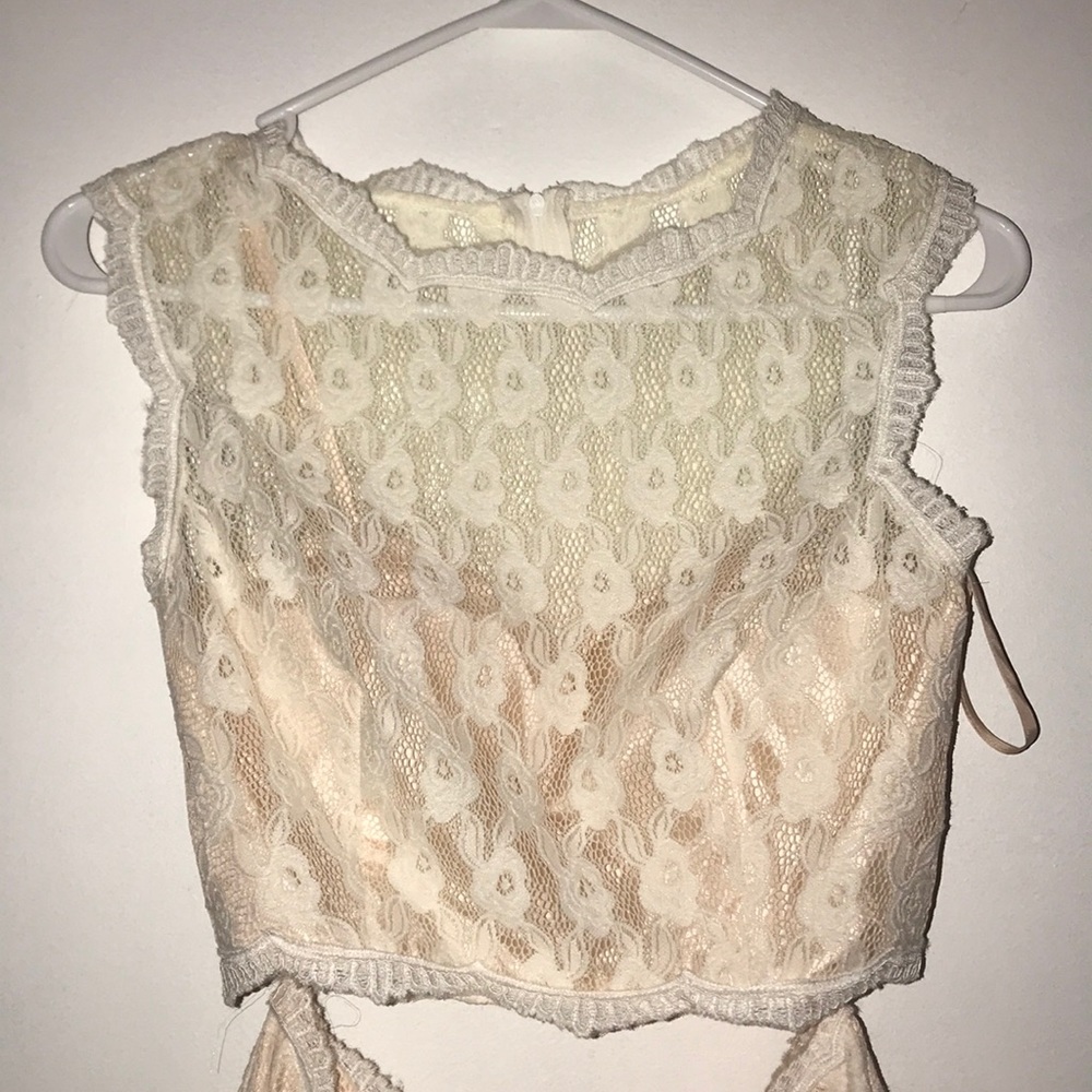 2 peice semi formal dress